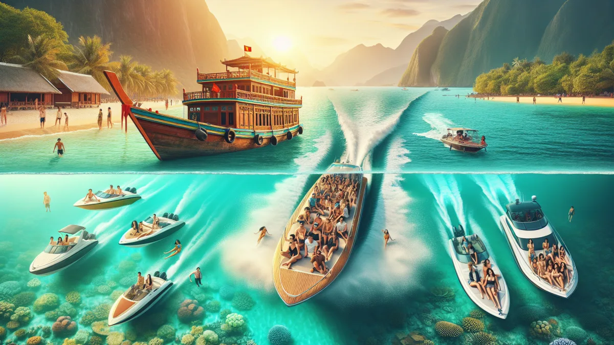Tàu Gỗ vs Cano Nha Trang: Chọn Gì Để Không Cạn Ví?